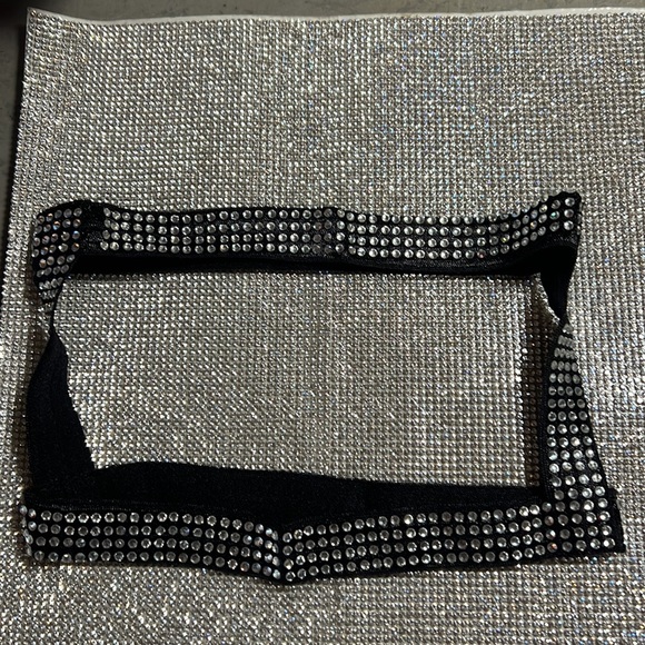 Rhinestone Leg garters L/ XL - Picture 7 of 9